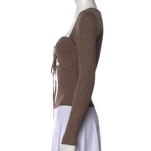 Jonathan Simkhai Long Sleeve Top - Picture 2 of 3